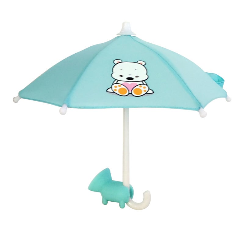 Cute Phone Umbrella With Suction Cup Stand – Anti-glare, Rainproof, Portable | –