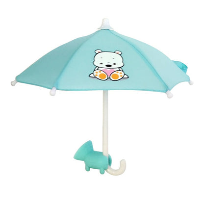 Cute Phone Umbrella With Suction Cup Stand – Anti-glare, Rainproof, Portable | –