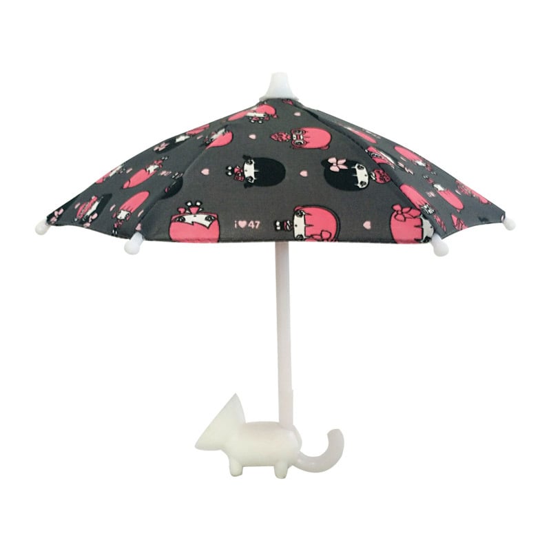 Cute Phone Umbrella With Suction Cup Stand – Anti-glare, Rainproof, Portable | –