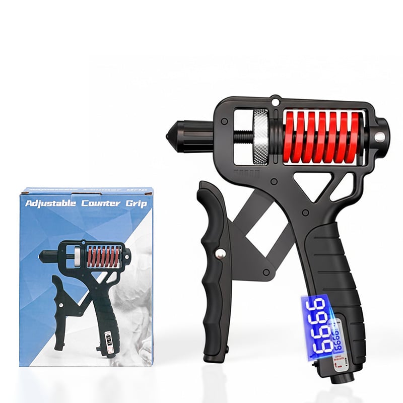 Adjustable Hand Grip Strengthener – 5–165kg, Forearm Trainer, Mechanical & –