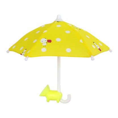 Cute Phone Umbrella With Suction Cup Stand – Anti-glare, Rainproof, Portable | –